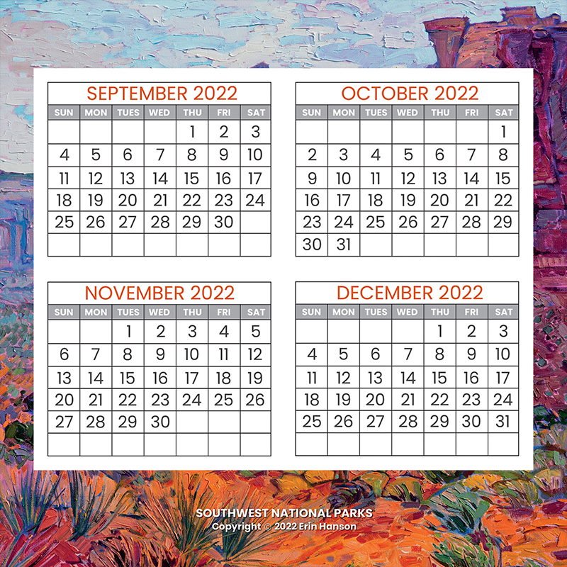 vermont wall calendar 2023 2023 Wall Calendar Southwest National Parks
